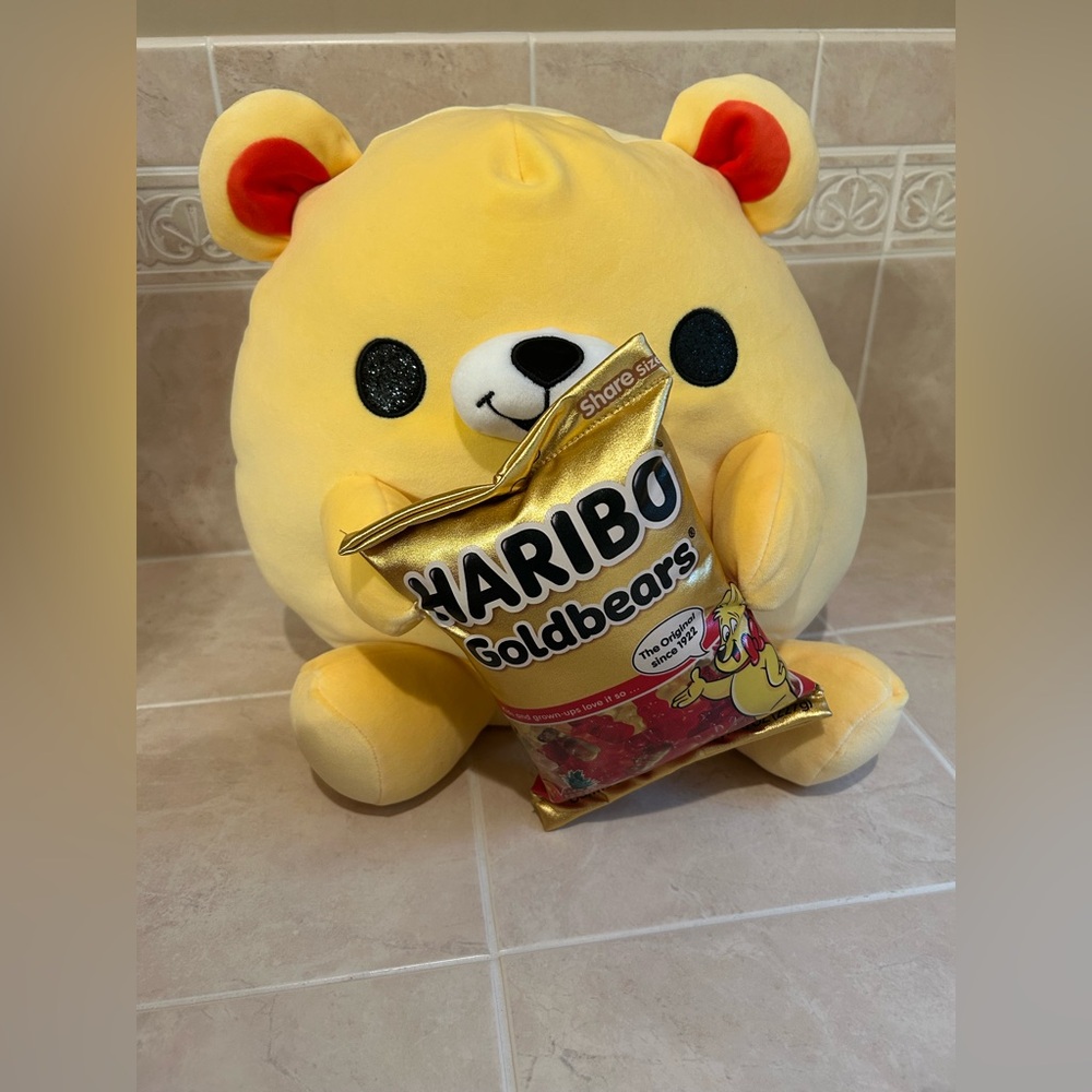 ZURU Snackles Ultra Soft Plush Haribo the Goldbears Gummy‎ Bear Plush 14-inch